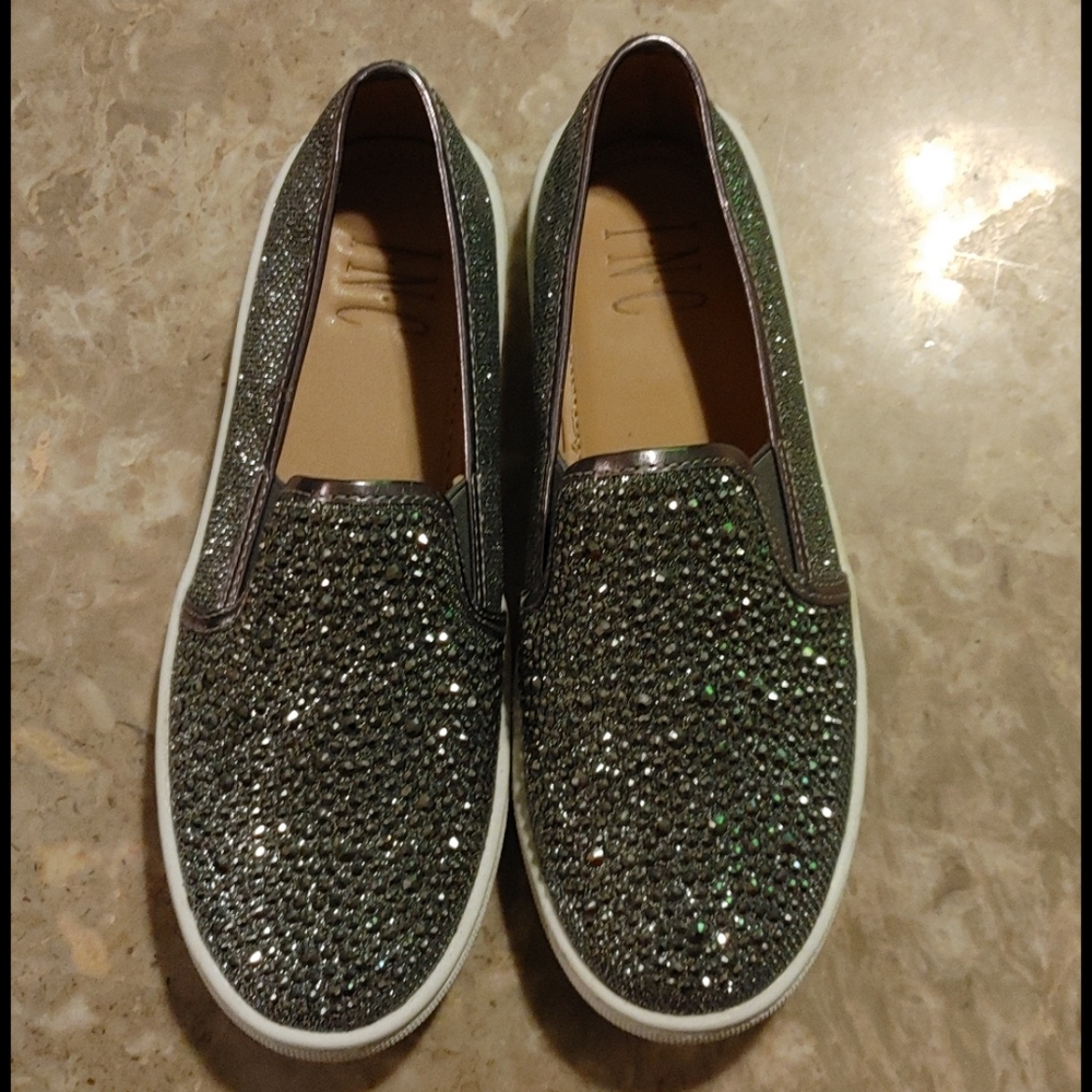 Girls INC studded glittery shoes